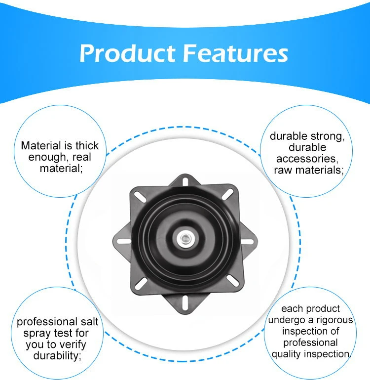 
Вращающийся механизм A02, детали вращающегося стула, шарикоподшипник, поворотная пластина для мебели 