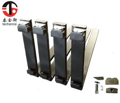Plane Hook Type Forklift Fork with Tilt Angle Indicator