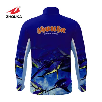 Professional Custom Design Fishing Jersey with Sublimation