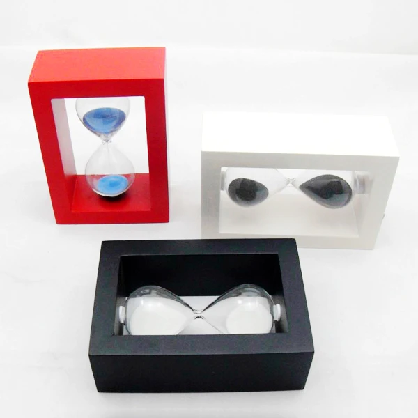 Песочные часы 5 минут, декоративные песочные часы с деревянной рамой, оптовая продажа