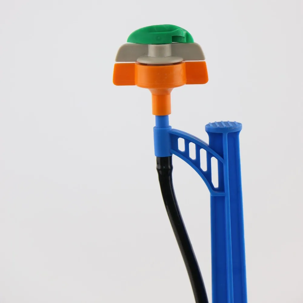 Irrigatore rotante in plastica a 360 gradi, gocciolatore Spin Net per impianto di irrigazione di serre agricole