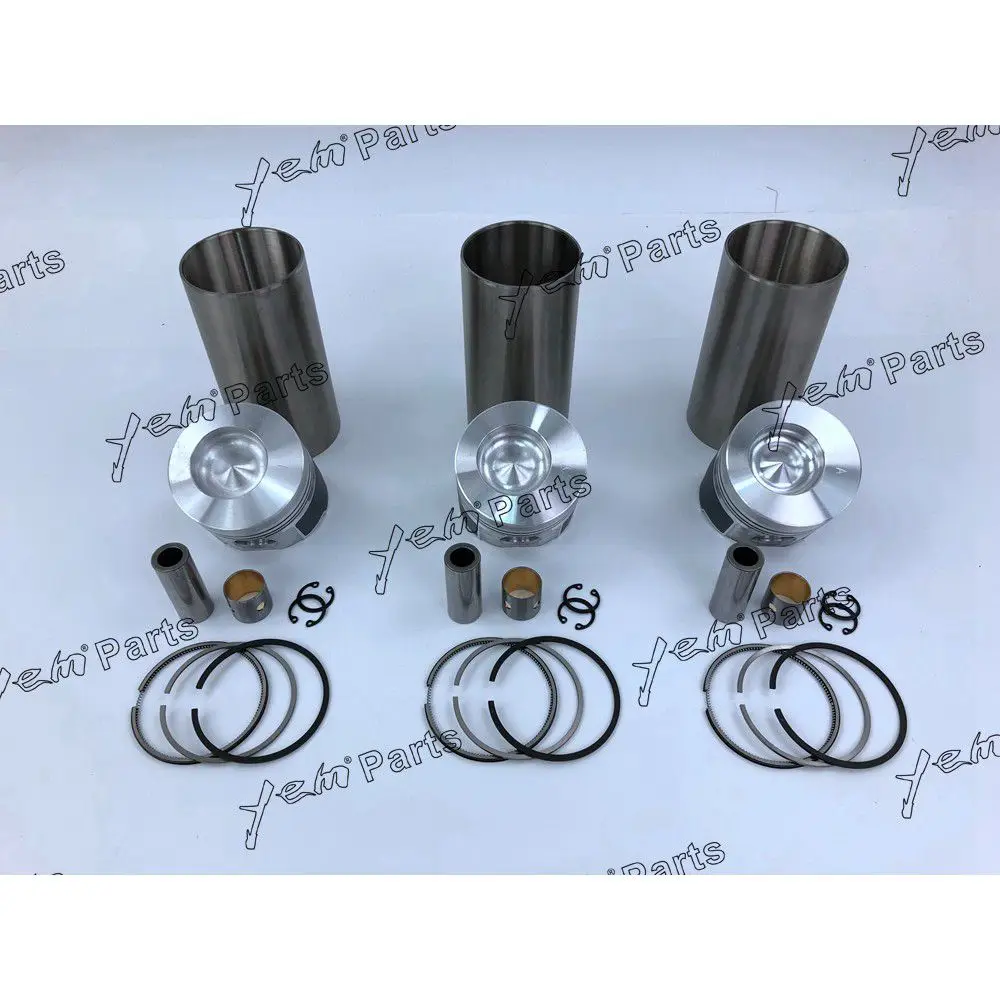 3T75 Engine Cylinder Liner Kit With Piston Rings Liners for Yanmar