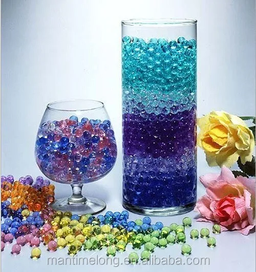 Water Crystal Soil  Beads Gel Balls Orbeez Vase Filler Wedding Party Decoration 