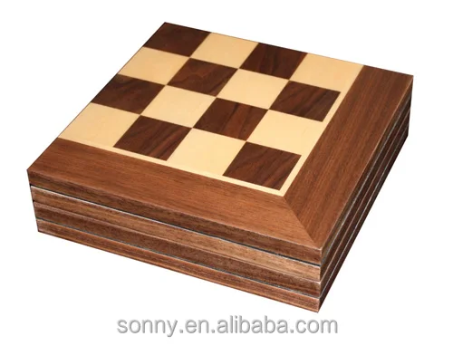 Персонализированная складная деревянная шахматная настольная игра