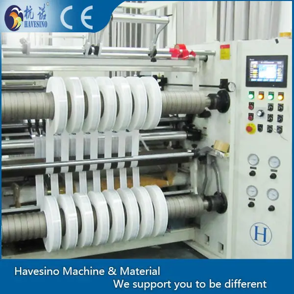 Disposable Paper table cover rolls fabric slitting machine with great price