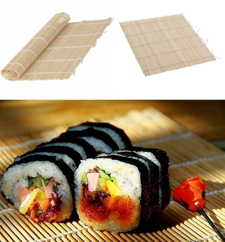 diy sushi rolling roller bamboo material