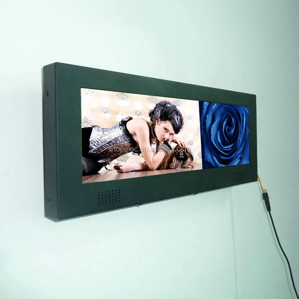 
14,9 дюймовый настенный ультра широкий растягивающийся ЖК-дисплей для рекламы <span style=