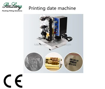 Printing Date Device Ribbon Printer Steel Printing Machine Coding Machine