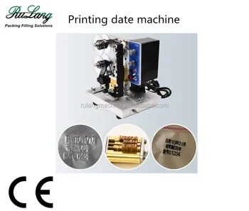 Printing date device ribbon printer steel printing machine coding machine