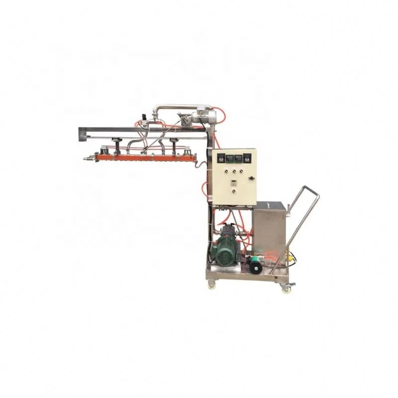 タンクポンプ付きチョコレートジグザグマシンチョコレート