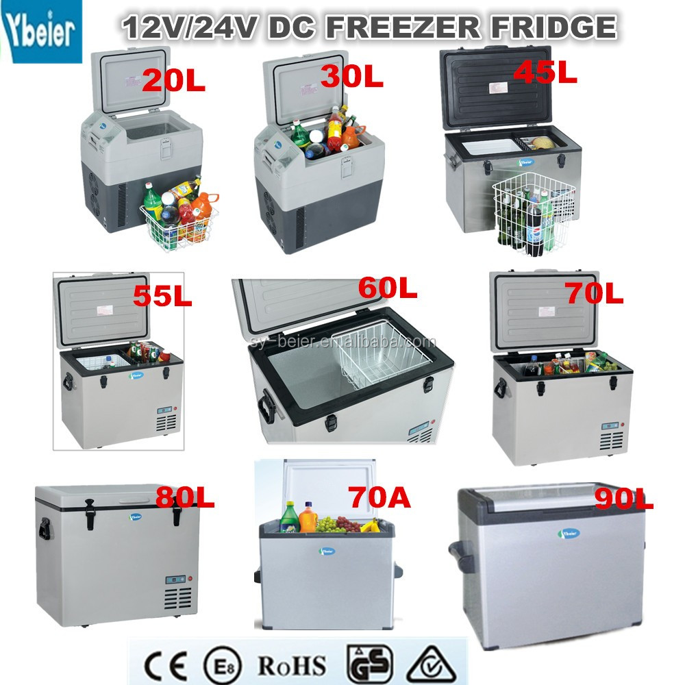 70L 12V24V DC компрессор морозильной камеры