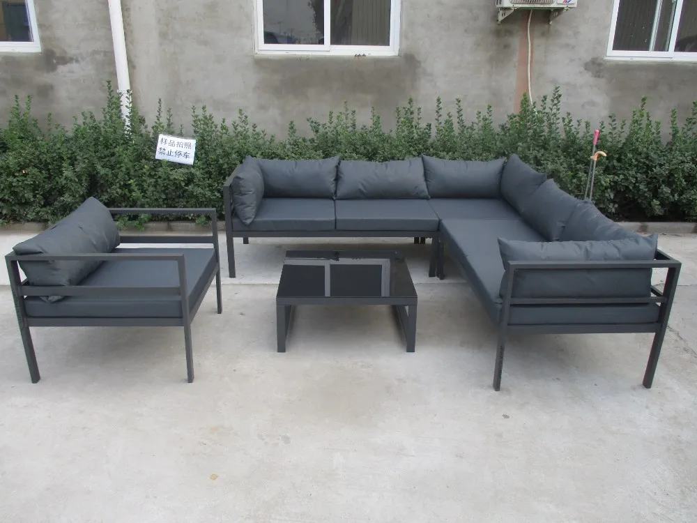 Modern Design Outdoor Furniture Metal Frame Garden Sofa Set Buy