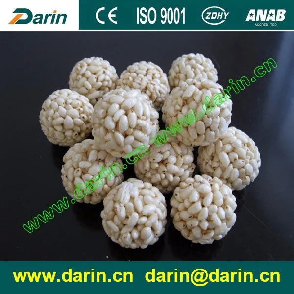 
Линия по производству рисовых конфет/машина для формовки шариков попкорна 