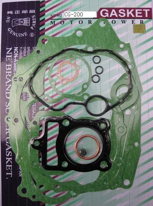 Best OEM low price custom CD70 CG200 motorcycle gasket engine gasket set