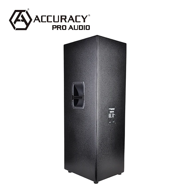 Accuracy Pro Audio WI215 Dual 15 Inch Powered Speaker Professional Stage Dj Wooden Speaker Sound Box