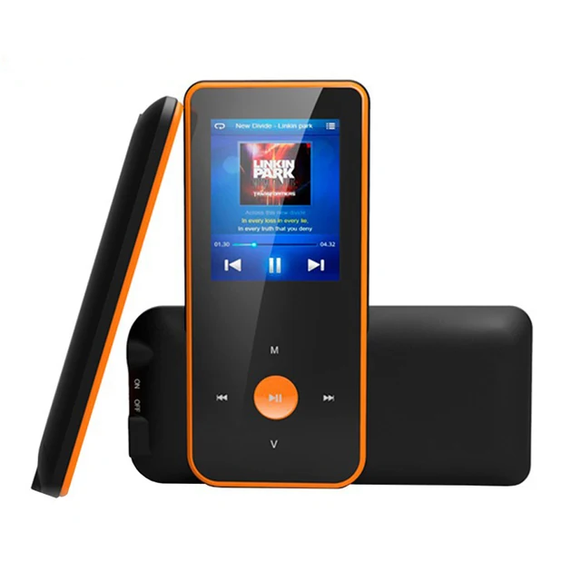 8GB Reproductor de mp3 con tarjeta Bluetooth reproductor de música mp4 mp5 Negro 