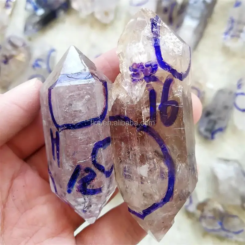 Оптовая продажа, натуральные движущиеся пузырьки воды, гидрокварцевый сырой кристаллический образец минералов