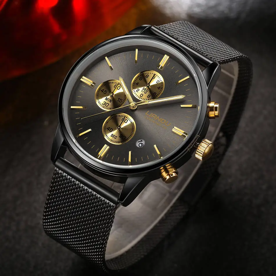 Liandu chronograph shop watch