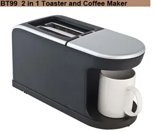 Anbo Multifunction 2 in 1 Electric Bread Toaster and Coffee Maker