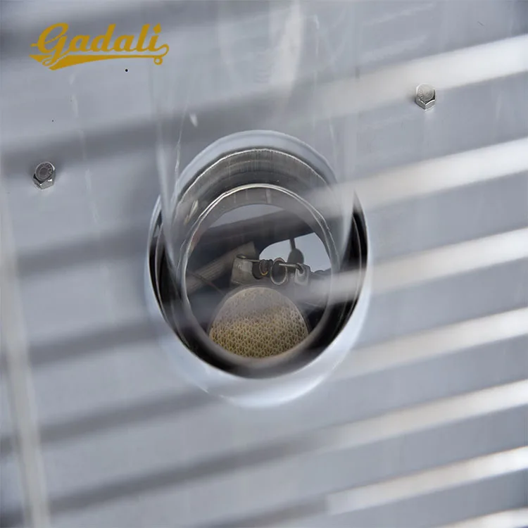 Регулируемый термостат, автономный стеклянный трубчатый нагреватель для патио, наружный инфракрасный светодиодный нагреватель для патио