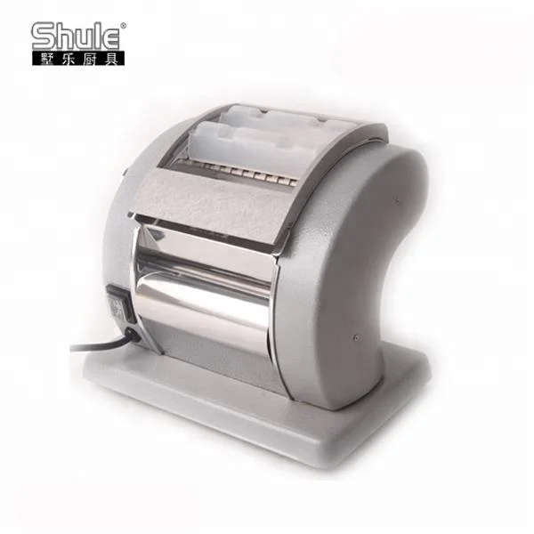  Shule Electric Pasta Maker Machine with Motor Set Stainless  Steel Pasta Roller Machine Silver : Home & Kitchen