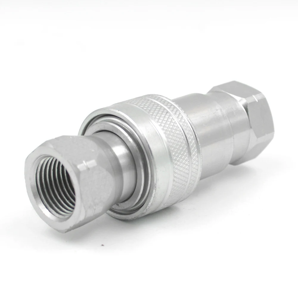 1/2 Hydraulic Quick-Connect Fitting Coupler 1/2" ISO 5675 Ball Pioneer Style ... 