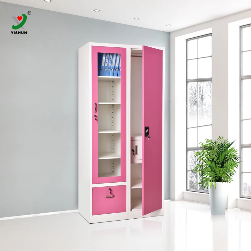 Metal Cupboard Models with Price 4 Doors Storage Cabinet