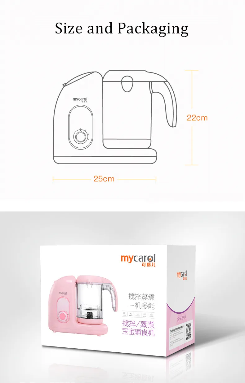 Multifunction Nutrition Baby Food Blender Food Grade Baby Blender And