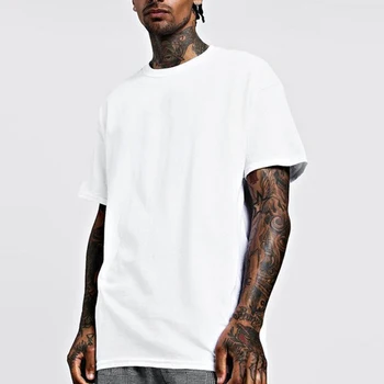 oem manufacturer custom round neck short sleeve oversized white t shirts 100% cotton