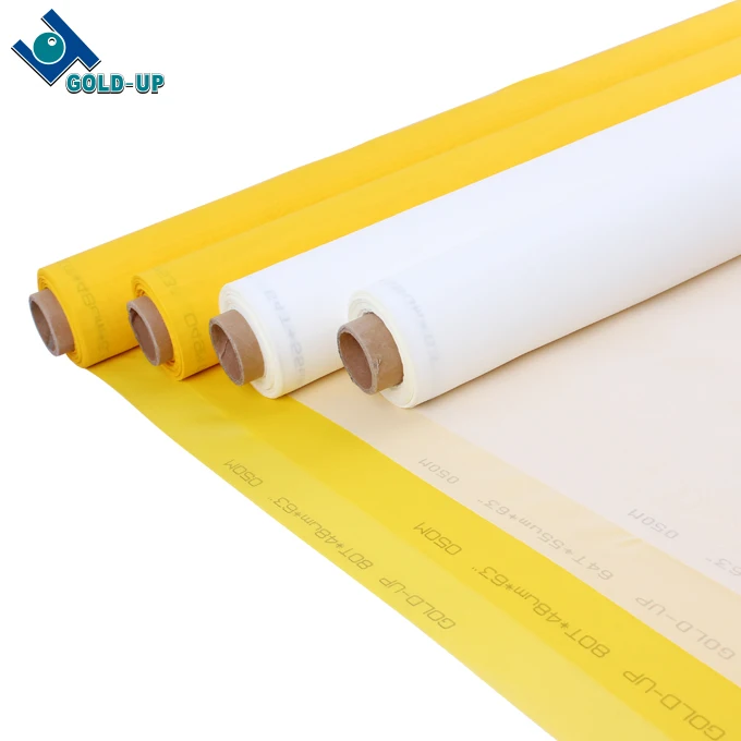 Updated 3 Yards Yellow 250 Mesh 50" Width Silk Screen Printing Mesh Fabric 100T 