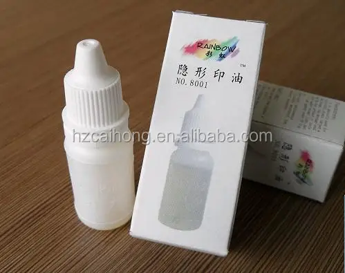 Light Ink for Stamp Pad - Infrared Invisible UV Fluorescent Ink in