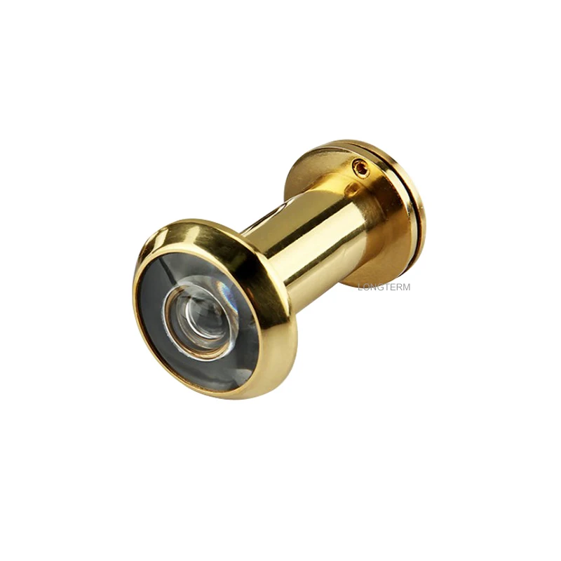 Solid Brass 200-degree Door Viewer Peephole with Cover for 2-1/4 to 3-1/2 Inch Thick Door uxcell Door Viewer Polished Chrome Finish 