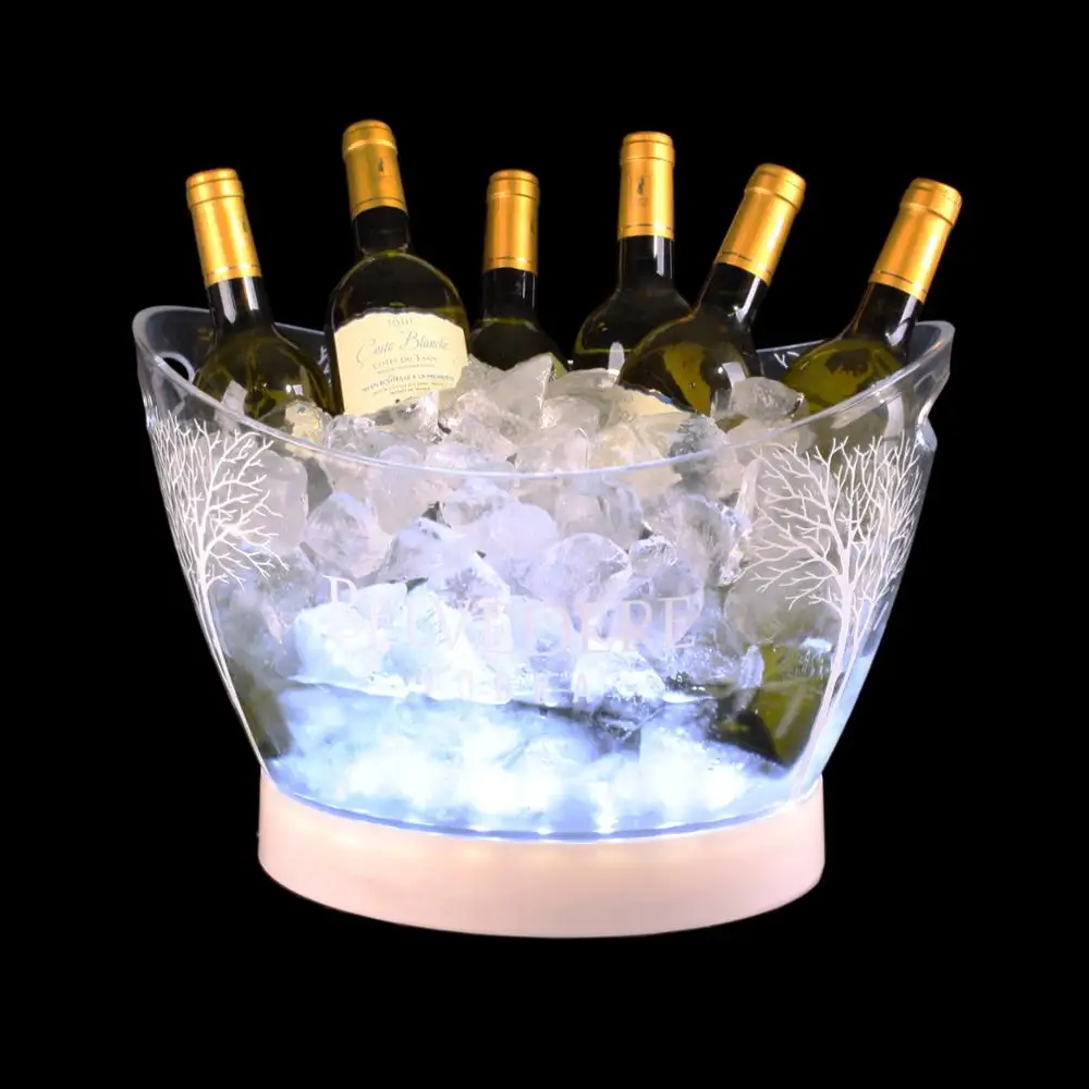 LED Champagne Wine Ice Bucket 