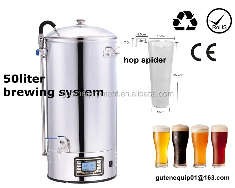 Все зерна легко Заваривайте/50 л микро brew/bm-s500m-1/пива паровой котел/домашний микро пивоваренный завод