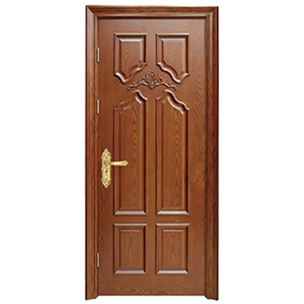 Latest Design Wooden Doors Finished Teak Wooden Main Door Fancy Wood Door