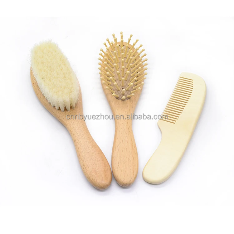 Baby Hairbrush Natural Line with Goat Hair Bristles