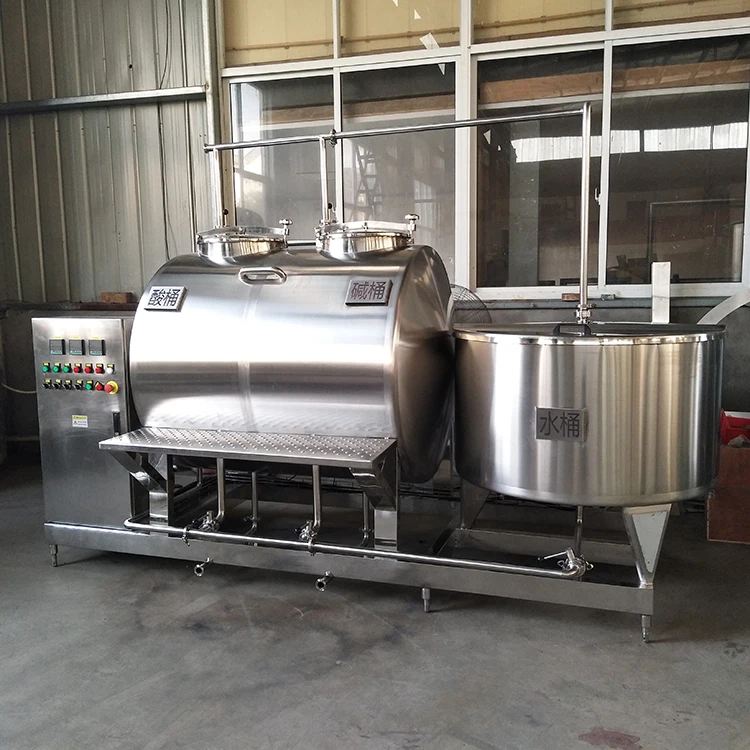 Небольшая полуавтоматическая система мойки напитков/молочных продуктов/пивоварни