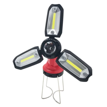 New Style Factory Price Cordless Flexible Portable Led Work Lights,USB Rechargeable Work Light,COB Led Work Lamp with Stand