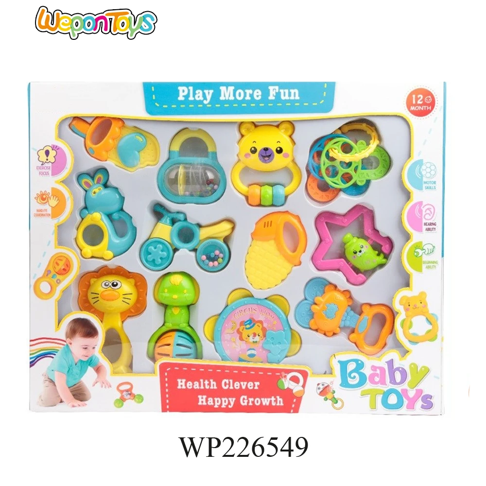Утверждение CE 15 шт. abs материал детские зубы погремушки Игрушки для маленьких детей Детская игрушка Детские Прорезыватель