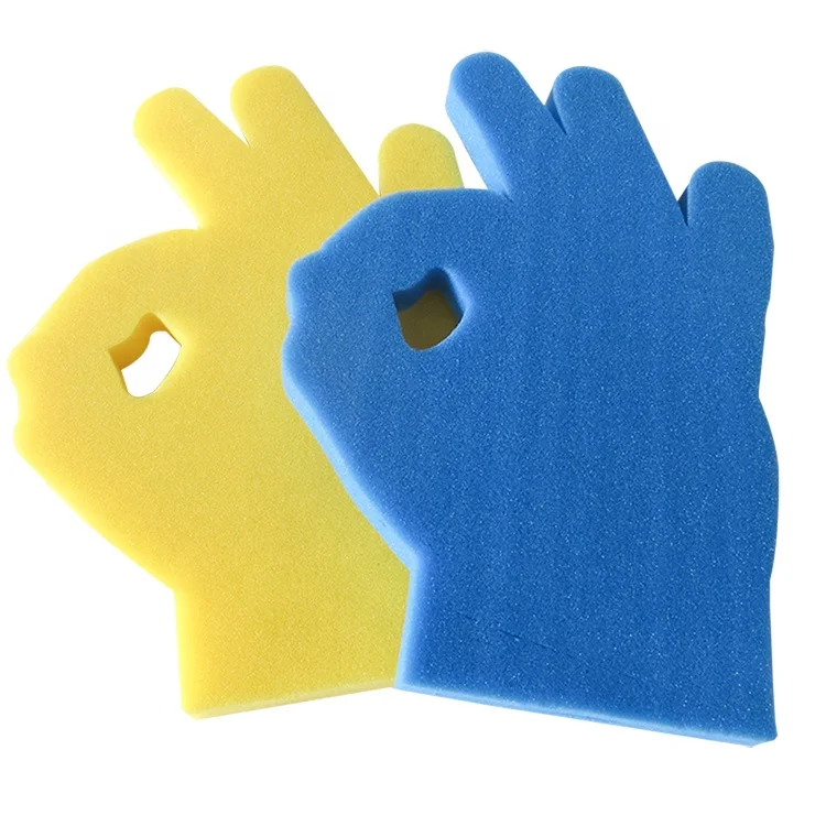 Promotional Customized Logo Cheering Foam Hand Without Printing