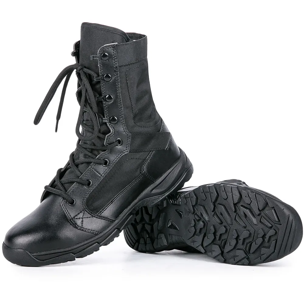 Поставка из Китая, OEM, дешевые дышащие Прочные Военные походные боевые ботинки для мужчин