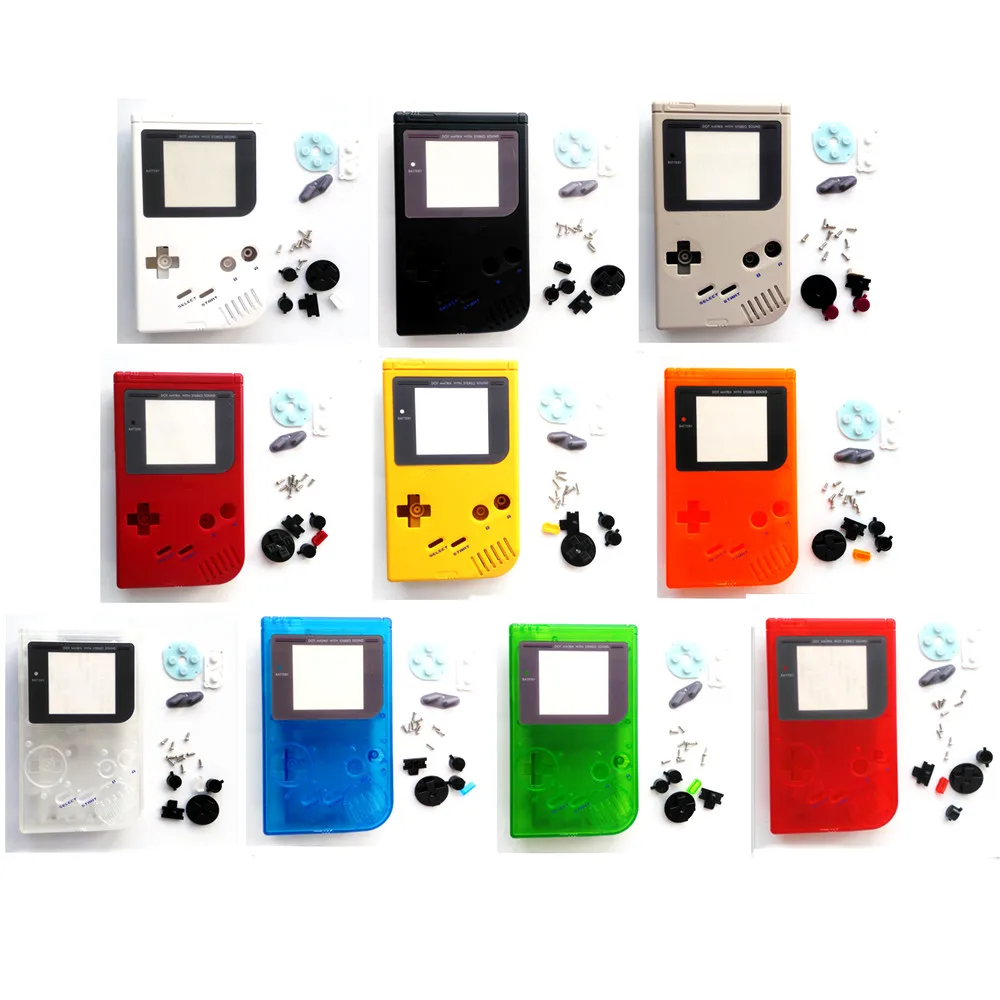 Black Grey Oem New Full Housing Shell Case For Nintendo Gameboy Classic For  Gb Dmg Gbo - Buy Black Grey Oem New Full Housing Shell Case,For Nintendo  Gameboy Classic,For Gb Dmg Gbo
