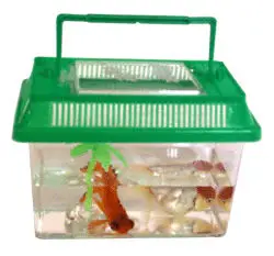 Mini plastique à flotteur pour réservoir aquarium nager water-polo 