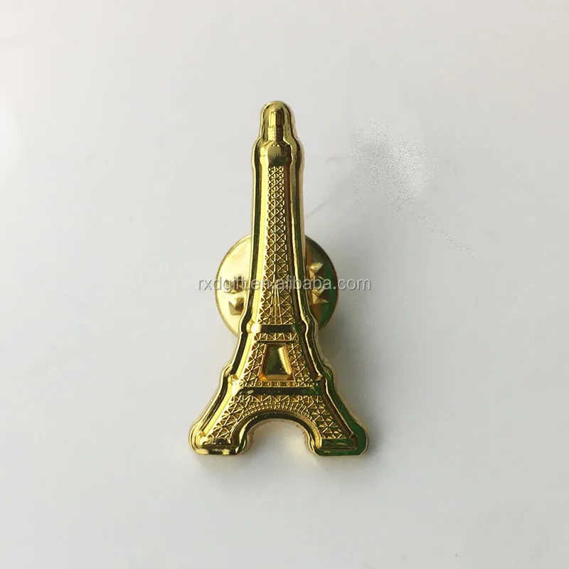 High Quality eiffel Tower Lapel Pin/eiffel Tower Pin Badge/eiffel Tower Badge