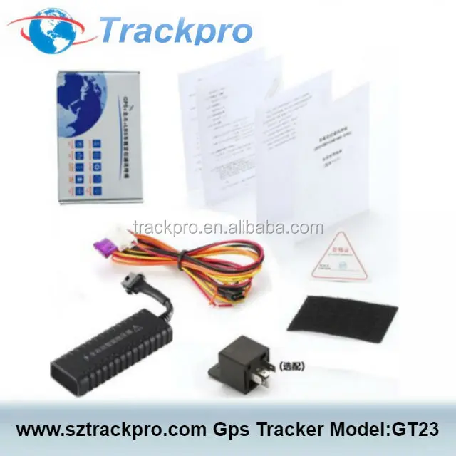 Vehicle Tracker GT23 Support Fuel Level Sensor GPS Tracking Software
