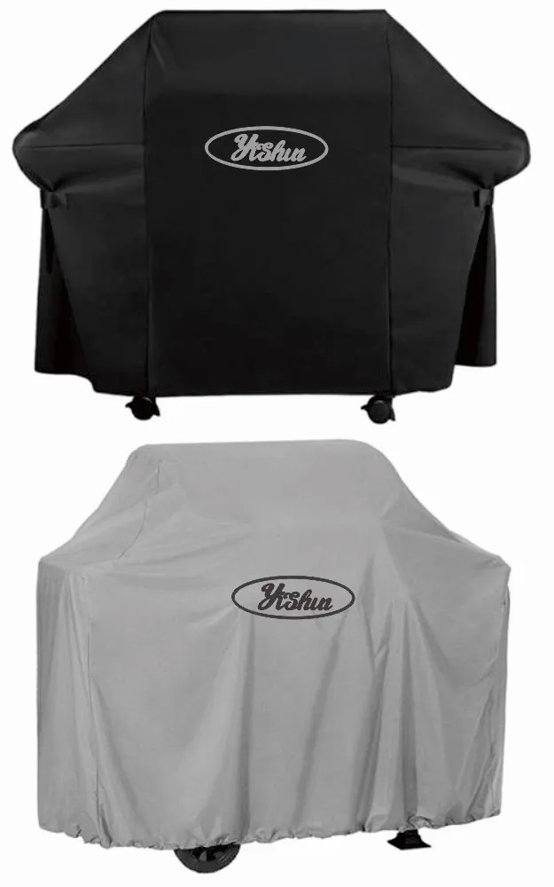 BBQ Grill Cover Heavy Duty RipProof UV Water Resistant Gas Grill Cover Fits for Weber Brinkmann Char Broil Etc