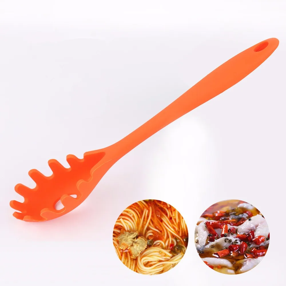 Pasta Spoon 1pcs Silicone Pasta Noodle Spoon Pasta Scoop Durable