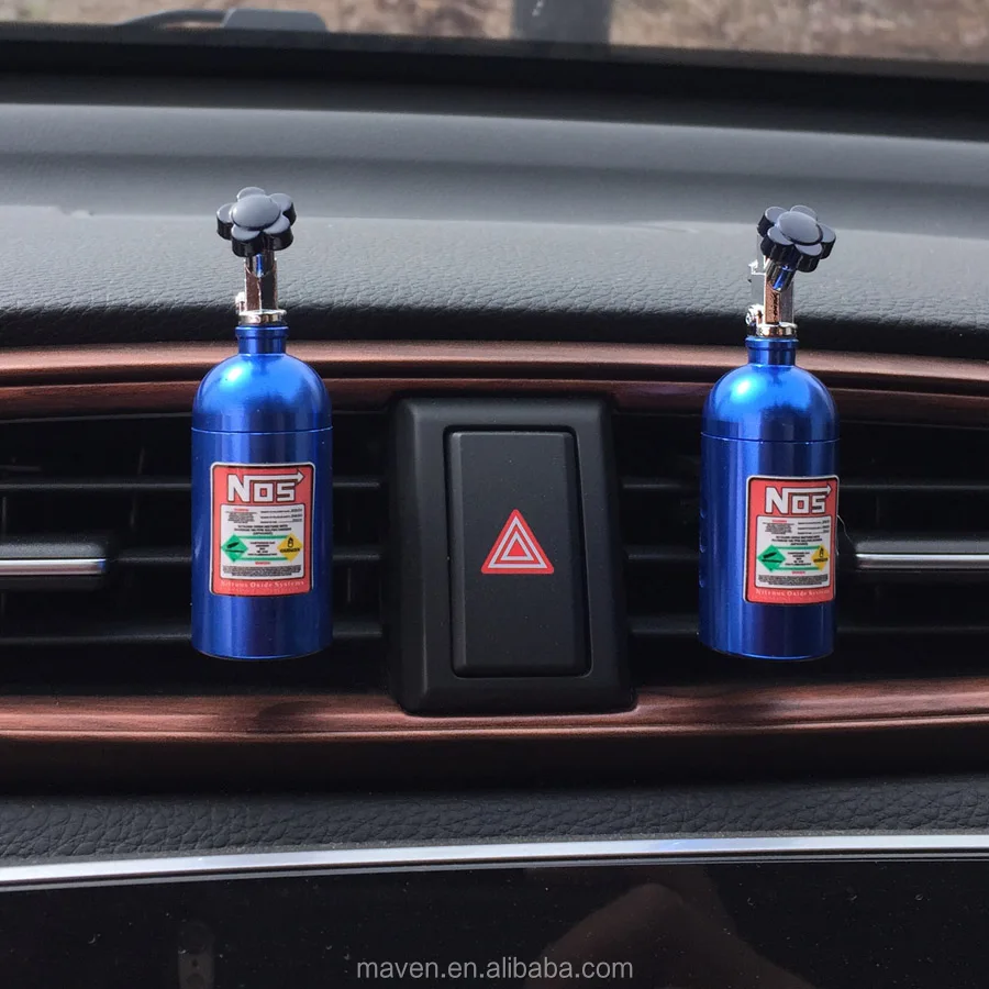 6 farben jdm aluminium nos flasche tank auto lufter frischer luft ausgang  entlüftung solide parfüm clip