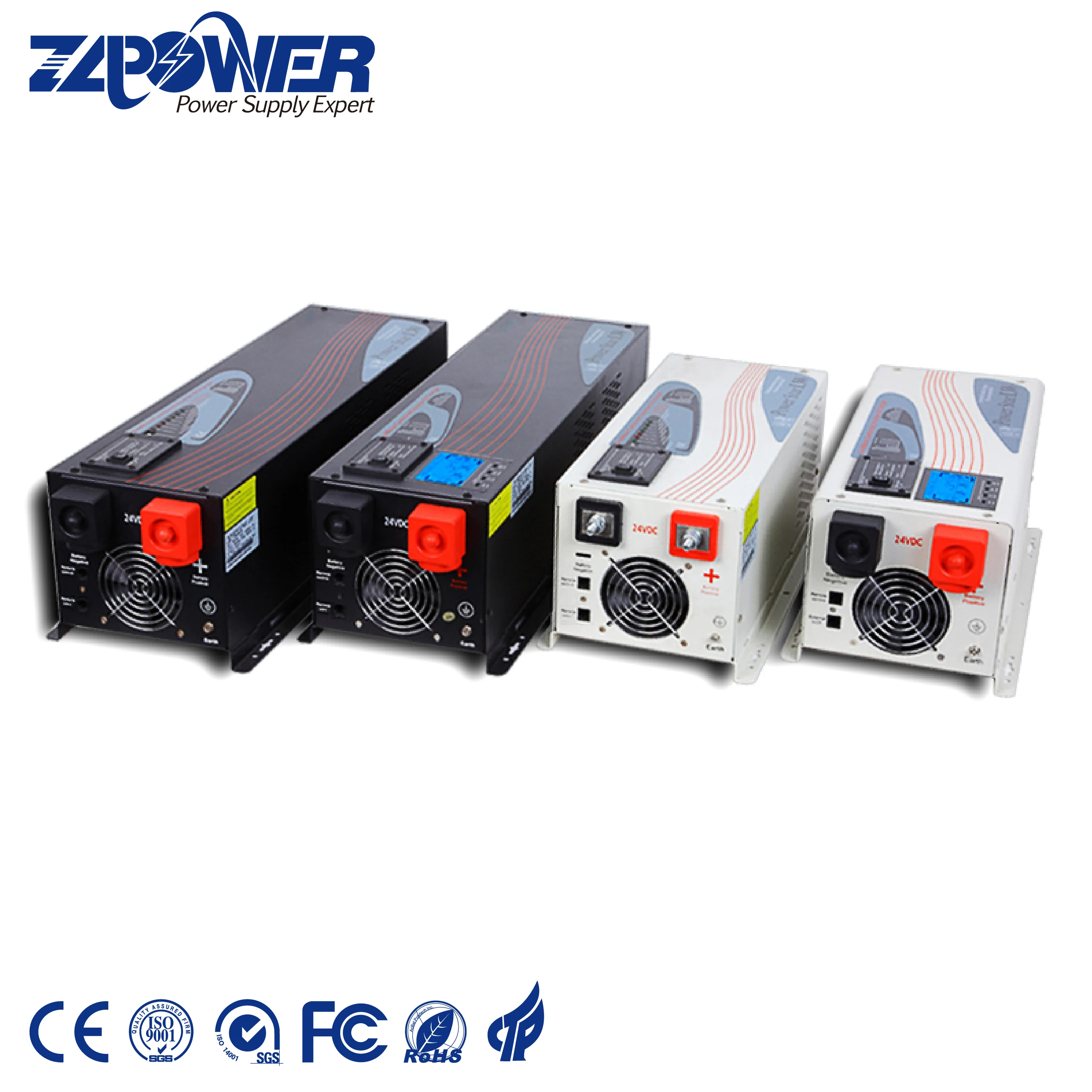 Powerstar 6000W Pure Sine Wave Power Inverter With Ac Charger off Grid Hybrid Charger Inverter