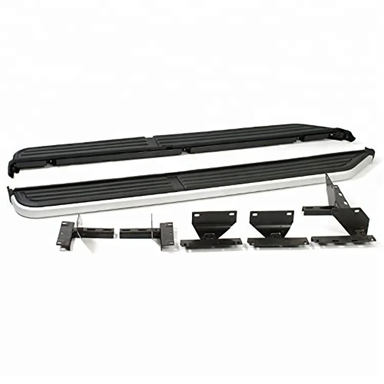 Running Boards 4 in Black Side Steps for use on Land Rover Discovery 3
